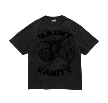 Saint Vanity “Monochromatic” Black Griffin Tee