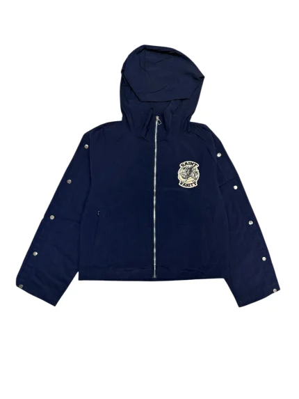 SAINT VANITY MIDNIGHT BLUE NYLON JACKET