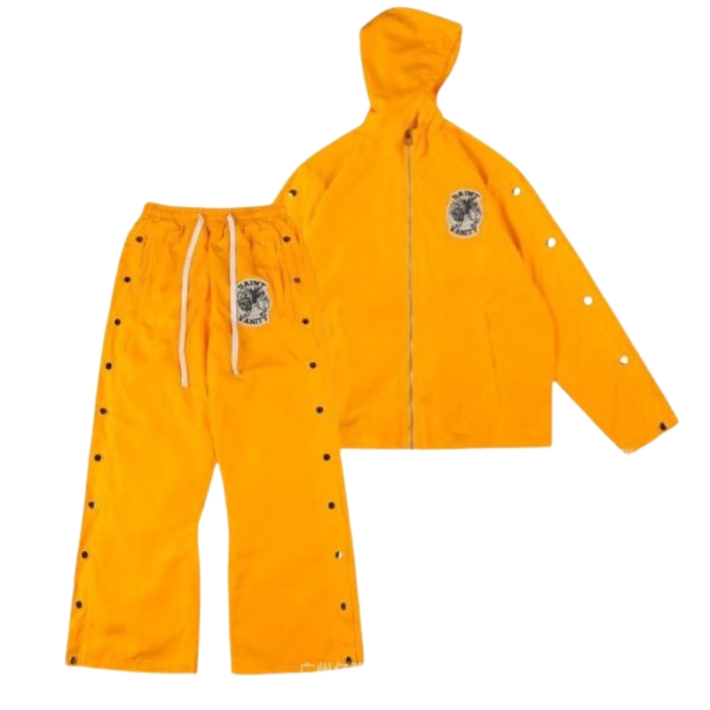 Saint-Vanity-Nylon-Tracksuit-Yellow Saint Vanity Nylon Tracksuit Yellow