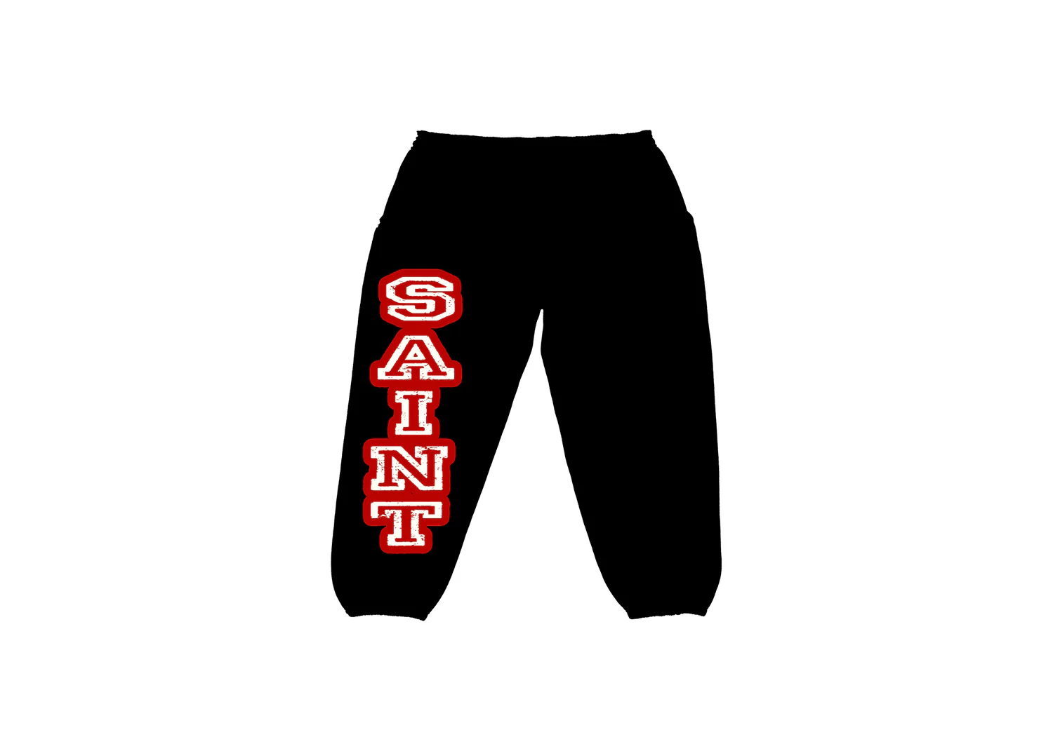 drop_br.webp Saint Vanity Black & Red Varsity Sweats - Image 1
